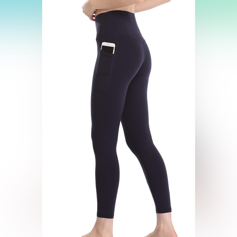 Colorfulkoala Women's High Waisted Yoga Pants 7/8 Length Leggings with Pockets